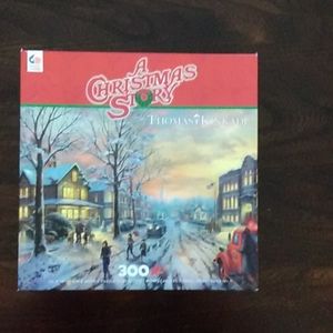 Thomas Kinkade 300 piece  puzzle A Christmas Story
